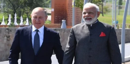 Modi in Russia: Prime Minister Narendra Modi visits Zvezda