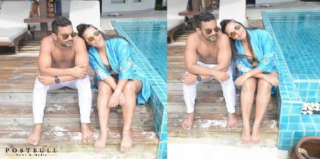Neha Dhupia’s latest Bikini photoshoot with Husband Angad