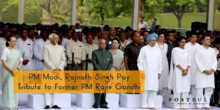 PM Modi , Rajnath Singh Pay Tribute to Former PM Rajiv