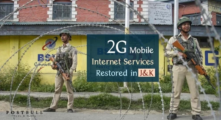 2G Mobile Internet Services restored in 5 districts of