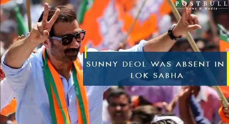 Sunny Deol Was Absent For 28 Days Out Of 37 In Lok Sabha