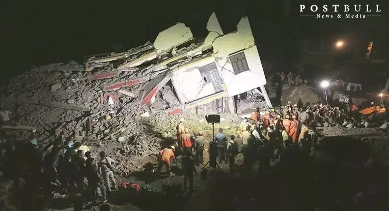 2 children dead, 12 people injured after house collapse in