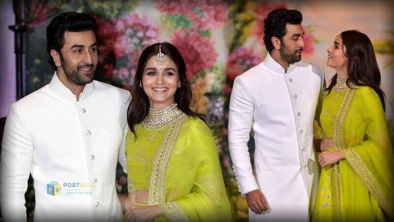 Alia and Ranbir in Soonam's wedding reception.