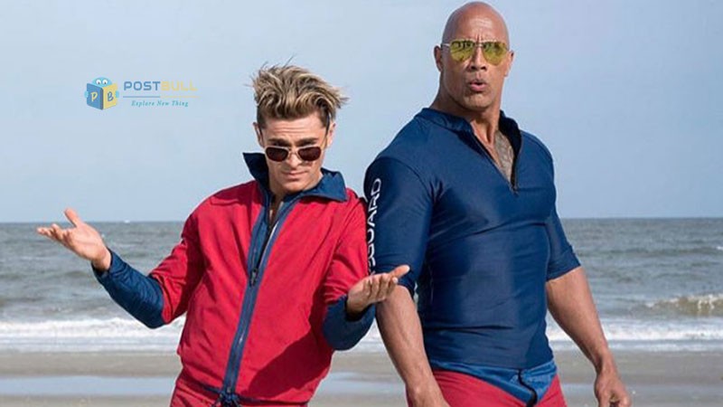 The Rock in Baywatch