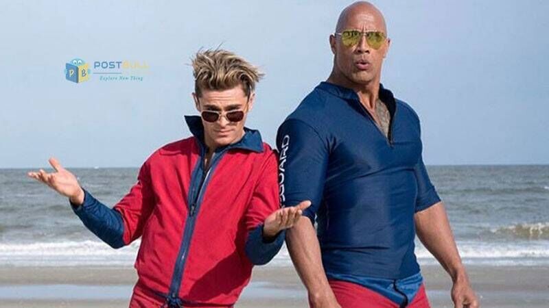 The Rock in Baywatch