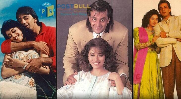 Sanjay dutt and madhuri Dixit