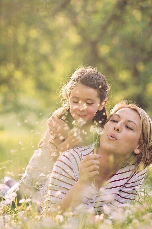 Mom and daughter