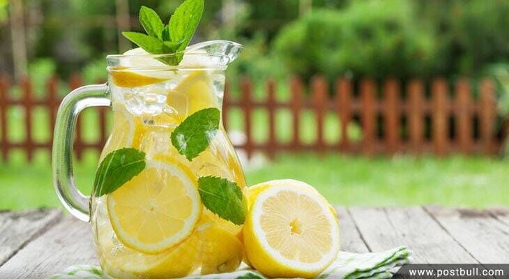 Lukewarm water with Lemon