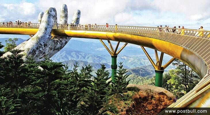 Golden Bridge in Vietnam