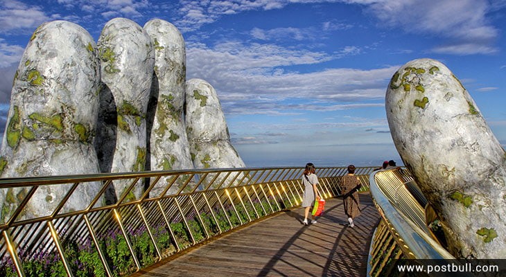 Golden bridge