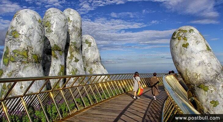 Golden bridge