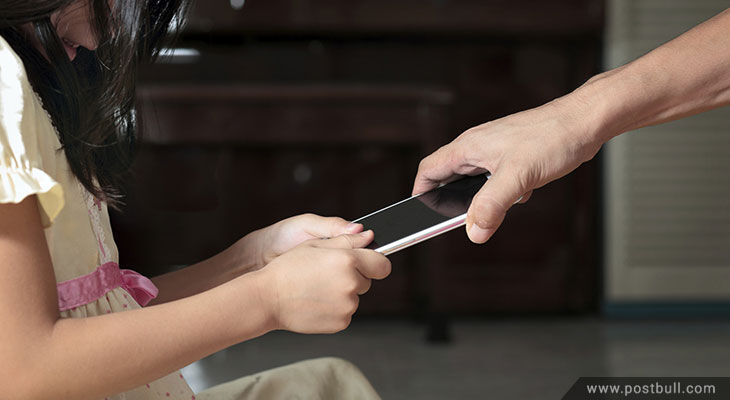 Get away the mobile phone from your kids