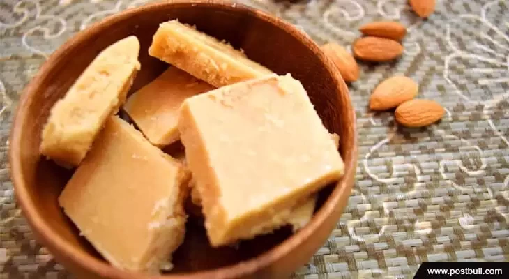 Grilled Almond Barfi