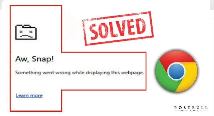 Aw Snap From Google Chrome