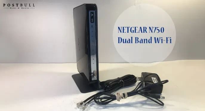 NETGEAR N750 Dual Band 4 Port Wi Fi Gigabit Router