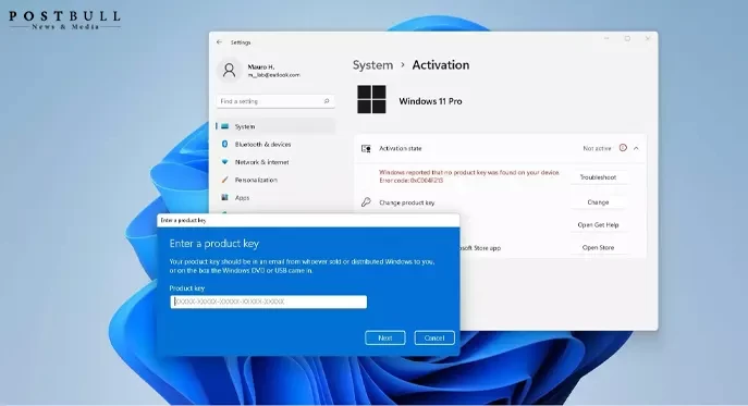 Verify That Copy Of Windows Is Activated