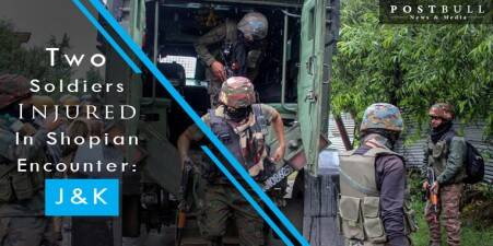 Two Soldiers Injured In Shopian Encounter : J&K