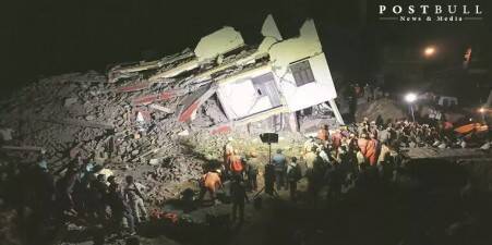 2 children dead, 12 people injured after house collapse in