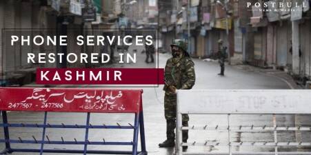 Phone Services and Internet Partially Restored In Kashmir